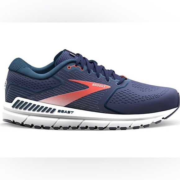 SOLD‎ Brooks Beast 20 Shoes Sneakers Mens Size 12.5 Comfort Running Blue main image 10